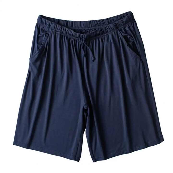 Modal Shorts Men's Modal Summer Pajama Shorts Stay Cool Comfortable Drawstring Lounge Shorts for Home Sports All-day Wear