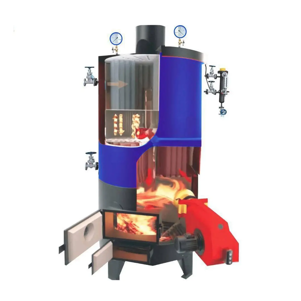 Hot selling water boilers 80 KW power capacity manufacturer prices water and steam boilers