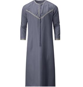 Vêtements islamiques pour hommes Thobe musulman arabe Thobe vente en gros Jubba pour hommes vêtements islamiques pour hommes Thobe robe arabe - Product Image 3