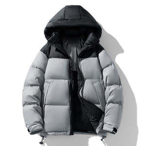 Fabricant hiver coupe-vent surdimensionné grande taille hiver bouffant épais chaud hommes logo personnalisé vêtements à bulles hommes veste bouffante - Product Image 5