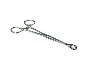 Pinza de sujeción de esponja de acero inoxidable, instrumento quirúrgico dentado, recto y curvo - Product Image 1