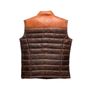 Meilleur gilet en cuir pour homme, matériau en cuir de vache durable pour une conduite robuste, fabrication sur mesure au Pakistan - Product Image 5