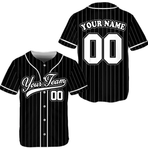Maillot de baseball Chemise en coton coupe personnalisée en polyester de haute qualité Maillot de baseball d'équipe personnalisé avec logo personnalisé - Product Image 4