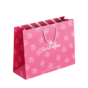 Bolsas recubiertas impresas personalizadas Asas clásicas Diseños de agradecimiento personalizados Reciclables/Duraderos Boutique Regalos Uso en supermercados - Product Image 1