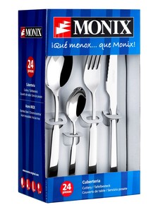 Set di 24 posate in acciaio inox, gamma Europa (Monix M180974) - Product Image 1