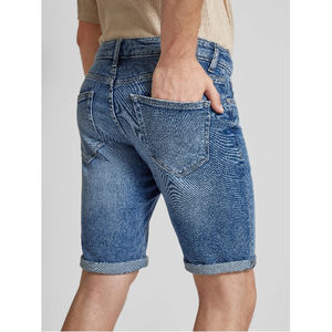 Pantalones Cortos de Mezclilla para Deporte de Verano, de Secado Rápido, Estilo Vintage, Lavado Ácido, Unisex, con Bolsillos, 100% Algodón, Transpirables, Venta OEM - Product Image 5