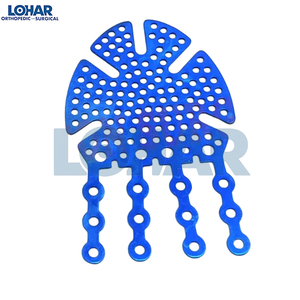 Ensemble de 3 plaques orbitales en titane de qualité médicale vétérinaire professionnelle, base d'instruments chirurgicaux - Product Image 4