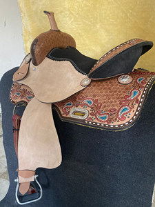 Silla de Montar Inglesa/Estilo Western de Cuero Premium Hecha a Mano, Diseño Exclusivo, Duradera y Cómoda, Modelo Kaamkaaj, Venta al Por Mayor, Madera/Plástico - Product Image 2
