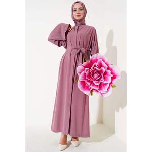 Abaya Boutonnée Rose Persane - Product Image 2
