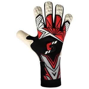 Gants de gardien de but de football professionnels avec logo personnalisé, paume Giga Grip et design imprimé - Product Image 2