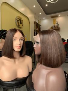 Single Donor Vietnamese Human Hair Bone Straight Natural Color All Color Customize <b>Fringe</b> <b>Wig</b> Style - Product Image 6