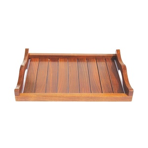 Ensemble de 2 plateaux de service rectangulaires pour la maison et la cuisine, utilisés pour le petit déjeuner, le dîner et la décoration de table, 2 plateaux - Product Image 4