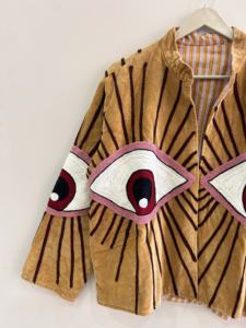 <b>Velvet</b> Suzani Embroidered Jacket Boho Traditional Jacket Indian <b>Women</b> Jacket - Product Image 3