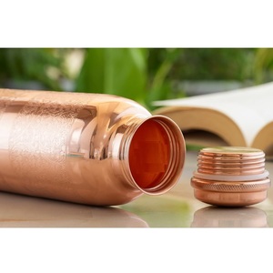 Botellas de cobre auténticas-Cobre puro 100% para una buena salud, hecho artesanalmente, para exportación a granel. - Product Image 1