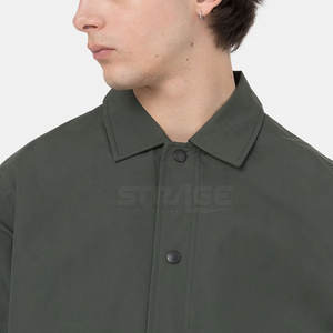 Top Selling Custom Made <b>Men's</b> High Street Style Canvas Sports Winter <b>Jacket</b> Front Eco-Friendly <b>Lightweight</b> Design Latest Trend - Product Image 4