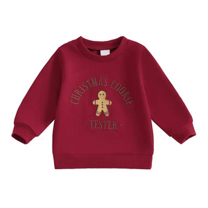 Personalizado primavera otoño bebé niños ropa dibujos animados bordado suelto Casual niños niñas sudadera - Product Image 2