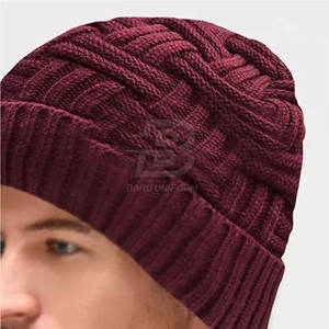 Bonnets fabriqués en usine Bonnets jacquard de style luxe Chapeaux OEM Bonnets design personnalisé Chapeaux - Product Image 6