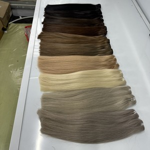 Extensiones de cabello humano virgen brasileño, mechones de pelo brasileño sin procesar, Color personalizable, n. ° 100%, n. ° 60, n. ° 5, 613 unidades - Product Image 3