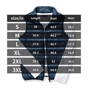Gilet d'hiver pour homme, léger, personnalisé, pour la vie quotidienne, en duvet, sans manches, veste matelassée, rembourrage en coton, veste matelassée - Product Image 6