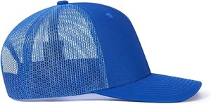 Gorra de malla de béisbol con estampado Digital de poliéster 100%, gorra de sublimación en blanco para camionero con bordado a mano, Cierre trasero con hebilla de Metal - Product Image 6