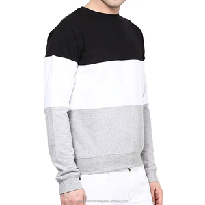 Sweat à capuche zippé en molleton de coton pour homme, manches longues, patchwork, écologique et respirant, idéal pour l'hiver et les activités de plein air - Product Image 3
