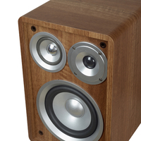 Enceinte passive en bois 100W avec woofer 6,5 pouces, système stéréo 3 voies pour ordinateur, studio, audiophile, Hi-Fi, home cinéma, enceinte bibliothèque