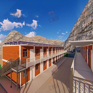 Cbox Các Tính Năng Quang Điện Thiết Kế Mới Nhà Chứa Prefab Ký Túc Xá Công Nhân Bệnh Viện Với Hệ Thống Năng Lượng Mặt Trời - Product Image 2