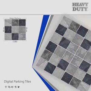 400x400mm Digital Porcelana Decorativa 40x40cm Cerámica Diseñador Heavy Duty Parking Glaze Baldosas para exteriores - Product Image 3