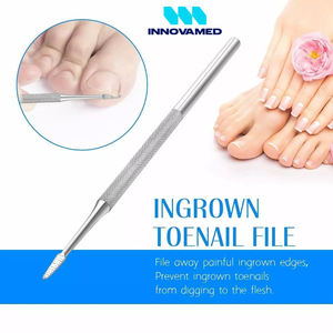 Kit de soin des ongles incarnés en acier inoxydable – Limes et curettes manuelles pour le traitement des bords incarnés - Product Image 5