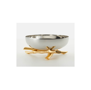 Support de bol en laiton à la mode bol à salade bol de service fabricant en gros et pièce de conception de feuille de fournisseur - Product Image 3