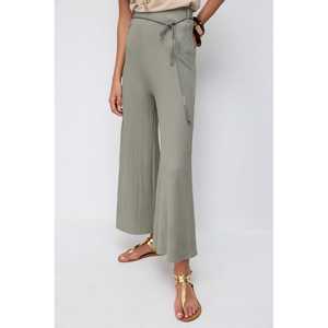 Pantalones de Punto de Corte Holgado con Detalle de Lazo - Product Image 3