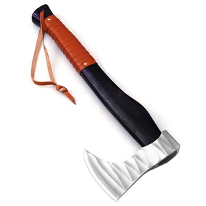 Vente en gros personnalisé OEM dernière vente chaude Viking hache forgé à la main Ragnar hachette manche en bois fendage Camping hache à vendre - Product Image 1