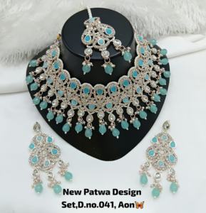 Antique Rose Gold Plated Ethnic Cubic Zircon Crystal Dangle Drop <b>Choker</b> Wedding Party Necklace and Earring Set for Women - Product Image 2