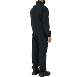 Chándal personalizado con estampado de soplo y logotipo, chándal OEM, conjunto de dos piezas, chándales de lana, chándal de gimnasio con rayas laterales para hombre - Product Image 6