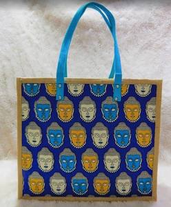 Cotton Printed <b>Shopping</b> Tote <b>Bag</b> Sustainable Reusable Fabric <b>Bag</b> Wholesale India - Product Image 1