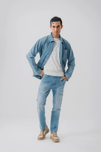 Vestes en jean en coton pour hommes 2025, vêtements décontractés, vestes et manteaux, grande taille, veste de haute qualité personnalisée pour hommes, service OEM - Product Image 3