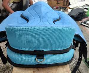 แผ่นอานหนังสังเคราะห์กันลื่นสำหรับม้าอเนกประสงค์สไตล์อังกฤษสามารถปรับแต่งได้ - Product Image 5