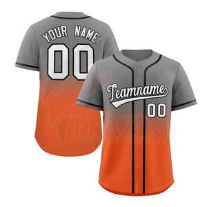 Hot Selling Lightweight Baseball Jersey Customized Logo Printing Breathable Sports Wear Made of Polyester <b>Material</b> - Product Image 2