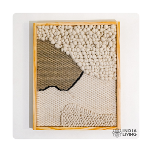 Bohemian Handwoven Wool <b>Wall</b> <b>Frame</b> for Home Decor Handmade Woolen Hanging Piece for Living Room and Bedroom Decoration - Product Image 3