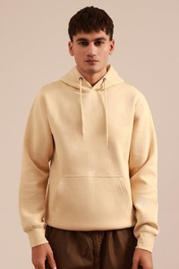 Sweat à capuche d'hiver en molleton épais style vintage pour hommes, 100 % coton, avec logo personnalisé et col imprimé, vente en gros - Product Image 5