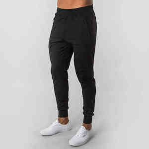 OEM Custom 2025 Men's Plus Size Canvas Sweat Pants Casual Streetwear Track <b>Trousers</b> Lightweight 100% Cotton for Sports Outdoor - Product Image 3