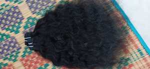 EXTENSIONS DE CHEVEUX HUMAINS DE TEMPLE REMY DE STYLE CURL D'ŒUFS INDIENS CRUS DE L'USINE DE L'INDE DU SUD PRIX DE GROS PAS CHER - Product Image 5