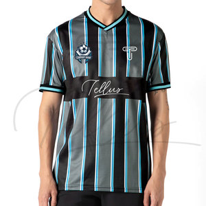 Camiseta de Fútbol para Hombre, Nueva, de Alta Calidad, 100% Poliéster Elástico, Antibacteriana, Transpirable, Personalizable - Product Image 1