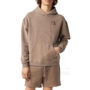 เสื้อฮู้ดและกางเกงขาสั้นลำลองสำหรับผู้ชายสไตล์ฤดูหนาวที่กำลังมาแรง - Product Image 6