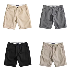 Shorts décontractés pour hommes en molleton éponge, délavés à l'acide, 100 % polyester, haute qualité, séchage rapide, respirants, avec braguette boutonnée, fabriqués sur mesure - Product Image 3