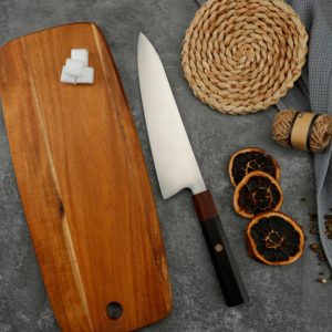 Wholesale Customized Stainless Steel Chef Knife <b>Wooden</b> Handle High Quality Kitchen <b>Slicing</b> Meat Fish Knife OEM ODM Available - Product Image 1
