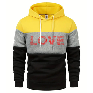 Sudadera con Capucha Multicolor para Hombre, 100% Algodón, Ligera, Casual, Versátil, Personalizable, Transpirable, Ecológica, Térmica - Product Image 1