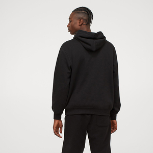 Sudadera con capucha extragrande de algodón orgánico de peso pesado para hombre, jersey con hombros caídos de estilo callejero con bordado de invierno, diseño liso - Product Image 2