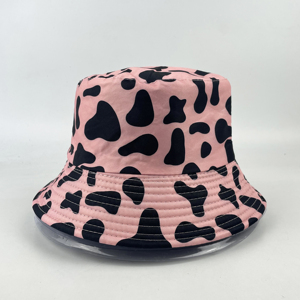 Sombrero de pescador azul de algodón con logotipo de impresión completa personalizado de alta calidad personalizado - Product Image 3