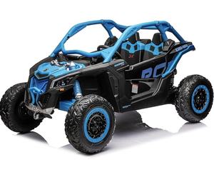 BRP X3 24V Kids UTV Top Licensed 2-Seater 23.4 Foot <b>Remote</b> <b>Control</b> 4WD <b>Off</b>-<b>Road</b> Buggy SxS for 2-4 Years Gas-Powered Ride Toy <b>Car</b> - Product Image 4